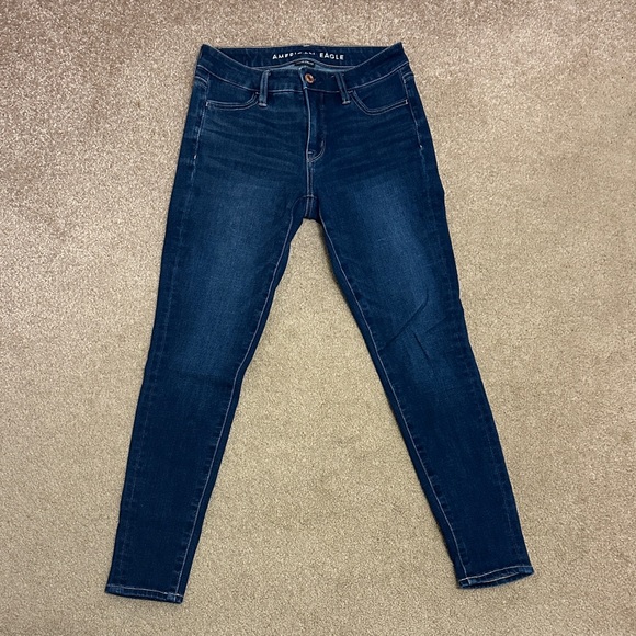 American Eagle Outfitters Denim - American Eagle Outfitters Women's Dark Blue Skinny Jeans